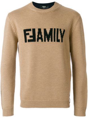 black fendi roma sweater|Fendi family sweater.